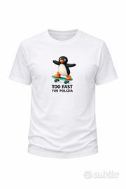 maglietta PINGU 100% Cotone