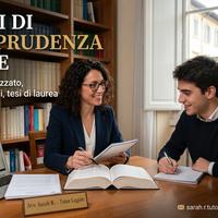 Lezioni giurisprudenza e tesi di laurea