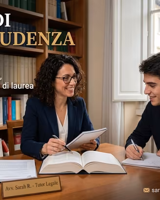 Lezioni giurisprudenza e tesi di laurea