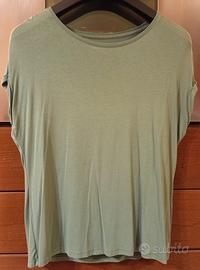 T-shirt verde Anna Field