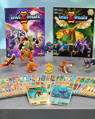 Lotto Invizimals: 9 Personaggi 3D + Carte + Album