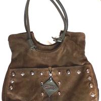 Borsa Versus Versace in camoscio verde oliva 