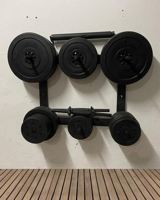 Set da 1,25kg a 10kg con manubri da casa (Home Gym