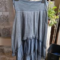 Gonna da donna cotone e maglina leggera tg. 50