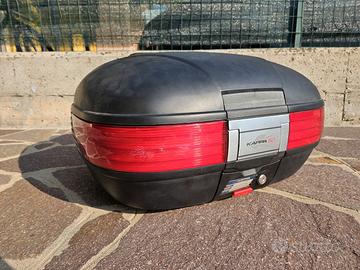 Bauletto Kappa 52lt con paraschiena e piastra Givi