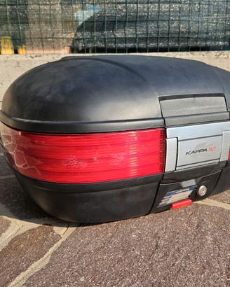 Bauletto Kappa 52lt con paraschiena e piastra Givi