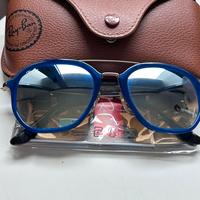Occhiali da sole Ray-Ban Blu Elettrico originali