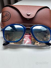 Occhiali da sole Ray-Ban Blu Elettrico originali