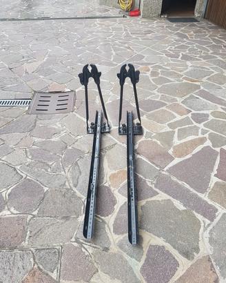 2 portabiciclette tetto della FAPA con antifurto