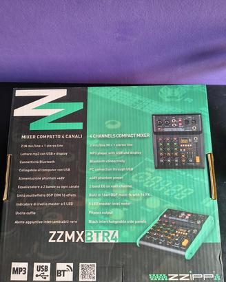 Mixer Compatto 4 canali ZZMXBTR4