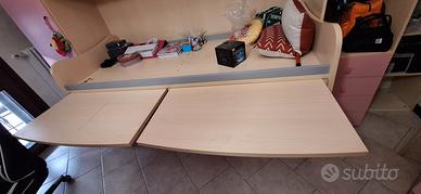 cameretta a ponte completa  scrivania estraibile