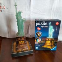 Puzzle 3D Ravensburger con illuminazione