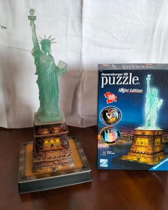 Puzzle 3D Ravensburger con illuminazione