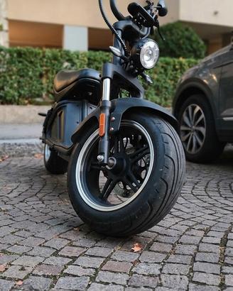 E-Chopper 50cc – 1700km/ BATTERIA NUOVA  - Targato