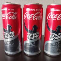 future legend lattine coca cola vuote