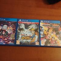tre giochi anime per PS4 