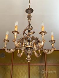 Lampadario lusso 6 luci Renzo Del Ventisette