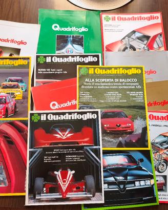 13 Numeri anni 80-90 dellaRivista "Quadrifoglio"