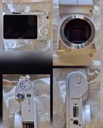 fotocamera Samsung con 2 ottiche e accessori