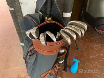 Sacca da Golf uomo con set ferri e carrello