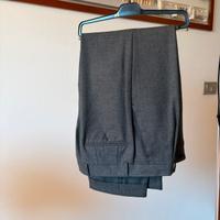 Eleganti Pantaloni Uomo Grigi in Lana Loro Piana