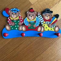 Appendi abiti per bambini in legno