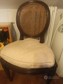 sedia con paglia di Vienna 