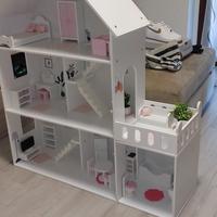 casa delle bambole in legno 