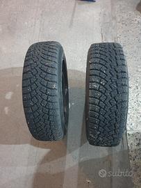 Coppia pneumatici gomme chiodate 185 65 15 citroen