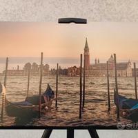 Quadro fotografico 30x45 "tramonto a venezia"