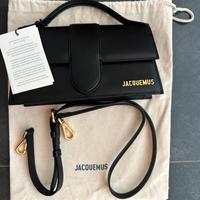 Borsa jacquemus le grand bambino 23cm nera nuova