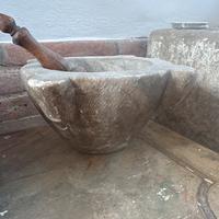 Mortaio antico in pietra antiquariato