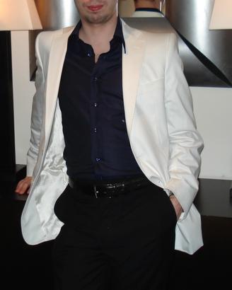 Giacca Bianca Uomo Versace Collection