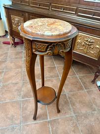 Gueridon Vintage / Portavaso in Legno 