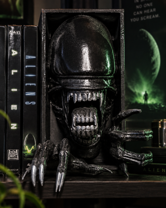 Fermalibri Xenomorfo – Alien - Stampa 3D dipinta