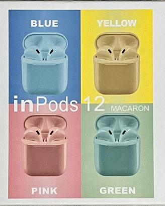 Cuffie i12 bluetooth wireless 5.0