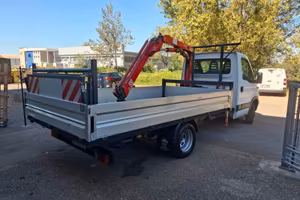 IVECO Daily 35C12 Cassone Fisso Lungo Gru Fassi F2