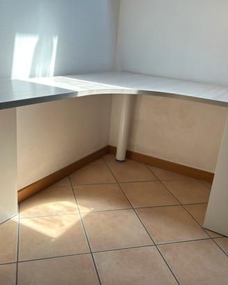 Scrivania ad angolo Ricci Casa - legno chiaro