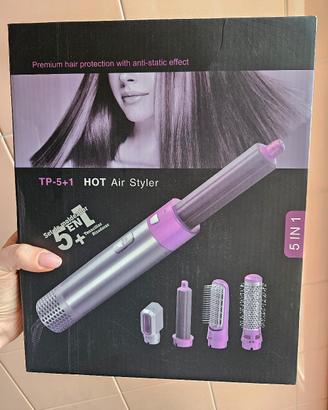 Kit Styler Capelli 5 in 1 Asciuga/liscia/arriccia