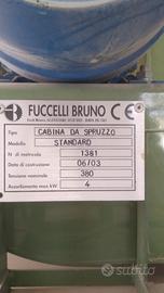 cabina da spruzzo a velo d'acqua 