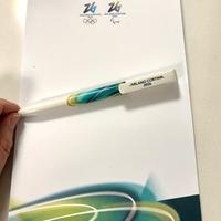 Set Quaderno appunti/bloc notes e penna Olimpiadi