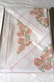 Set Lenzuolo matrimoniale + federe ricamati ZUCCHI