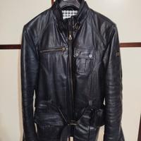 Giacca in pelle da moto Vintage Laverda 
