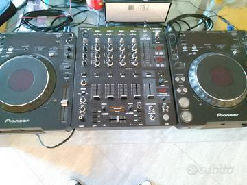 Pioneer  1000mk3+mixer behrringer 900 come nuovi