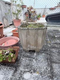 Vasi in cemento/graniglia da esterno