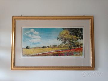 Quadro tema campagna umbra    "Verso Spoleto"