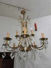 lampadario con pendenti 