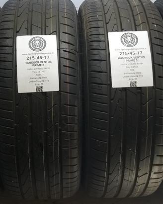 4 GOMME 215 45 17 HANKOOK A68494