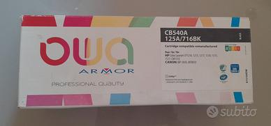 Toner HP e Canon 3 pezzi: Nero, Giallo, Rosso