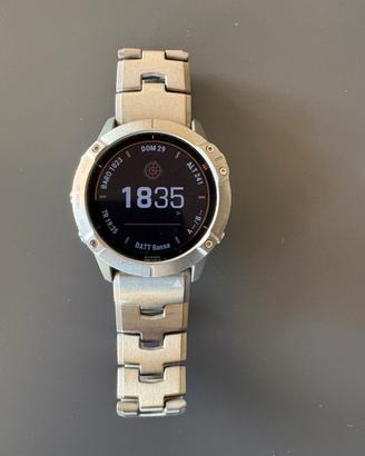 Garmin fenix 6 solar pro titanio